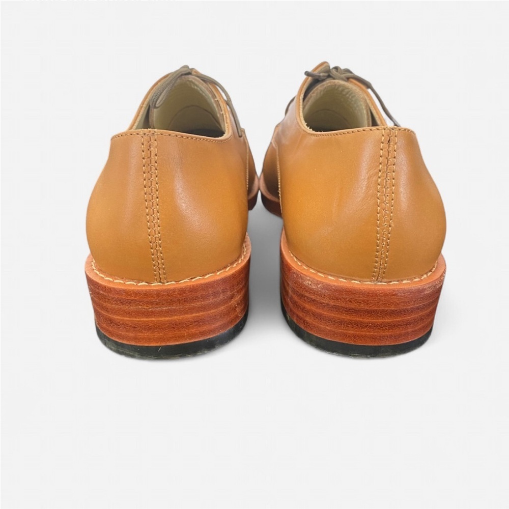 Nisolo James Oxford 6.5 Tan Leather Old Money Quiet Luxury Minimalist - Picture 7 of 14